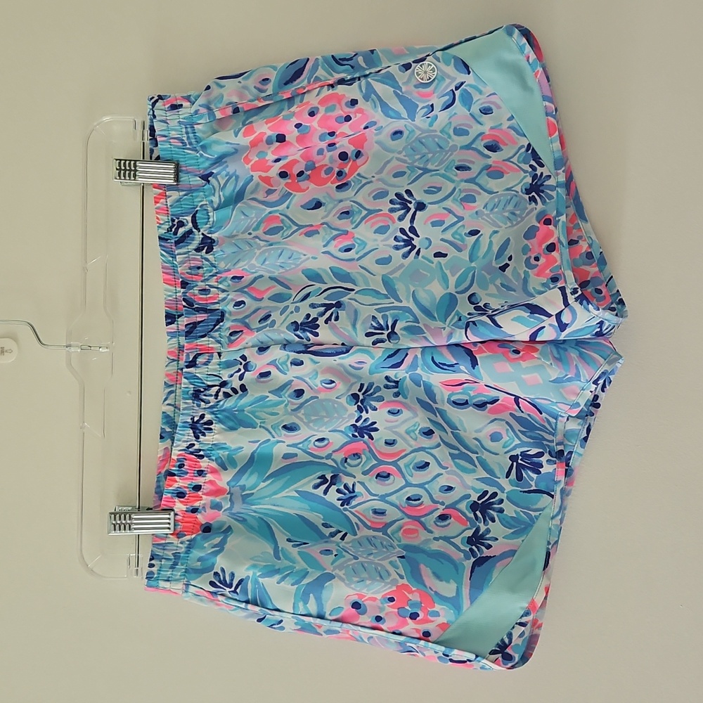 Lilly Pulitzer Luxletic Athletic Shorts Lined Sporty‎ Running Size Small